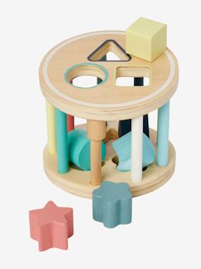 Box with Cylindrical Shapes - Wood FSC® Certified - vertbaudet enfant Box with Cylindrical Shapes - Wood FSC® Certified - vertbaudet enfant