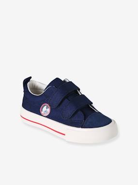 Boys' synthetic trainers with touch 'n' close fastening - vertbaudet enfant