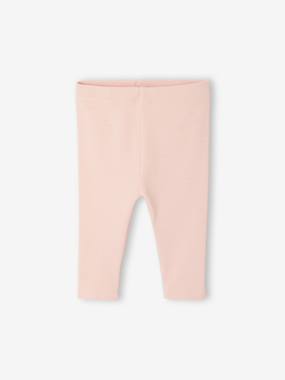 Ribbed Knit Leggings for Babies - vertbaudet enfant Baby-Trousers & Jeans-Ribbed Knit Leggings for Babies