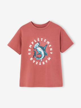 T-Shirt With Fun Motif for Boys - vertbaudet enfant Boys-T-Shirt With Fun Motif for Boys