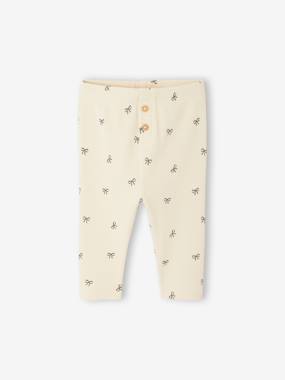 Legging bébé fille en maille côtelée - vertbaudet enfant -Legging bébé fille en maille côtelée