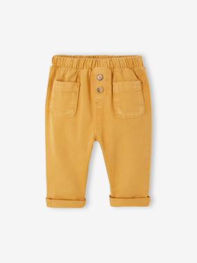 Trousers with Elasticated Waistband for Babies - vertbaudet enfant -Trousers with Elasticated Waistband for Babies