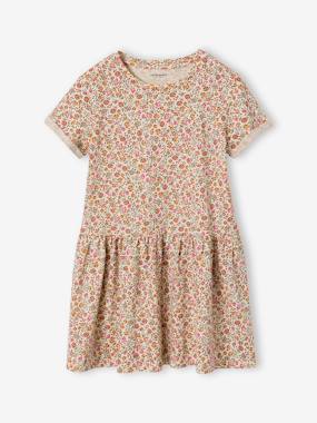 Printed Dress for Girls - vertbaudet enfant -Printed Dress for Girls