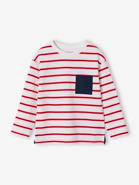 T-shirt rayé garçon personnalisable - vertbaudet enfant Garçon-T-shirt, polo, sous-pull-T-shirt rayé garçon personnalisable