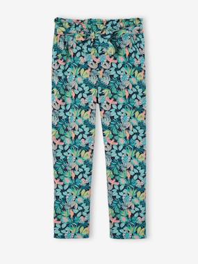 Pantalon fluide imprimé fleurs fille - vertbaudet enfant Pantalon fluide imprimé fleurs fille - vertbaudet enfant