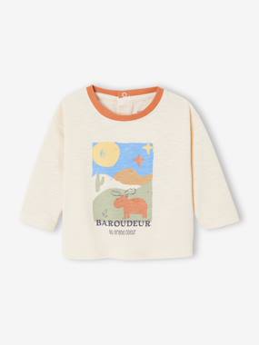 Long-Sleeved T-Shirt for Boys - vertbaudet enfant Long-Sleeved T-Shirt for Boys - vertbaudet enfant
