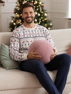 Christmas family men's 2-piece pyjamas - vertbaudet enfant -Christmas family men's 2-piece pyjamas