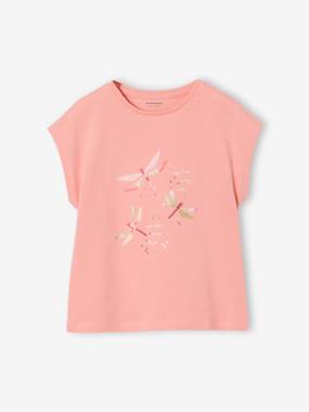 Animal print T-shirt for girls - vertbaudet enfant Girls-Animal print T-shirt for girls