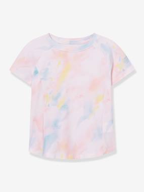 MATLOIS printed MINI A TURE functional t-shirt for girls - vertbaudet enfant Girls-MATLOIS printed MINI A TURE functional t-shirt for girls
