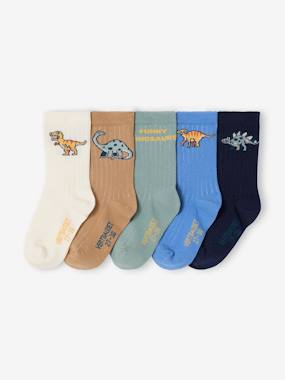 Pack of 5 Pairs of Socks Boys - vertbaudet enfant -Pack of 5 Pairs of Socks Boys