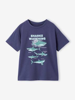 T-Shirt with Animal Motif for Boys - vertbaudet enfant Boys-T-Shirt with Animal Motif for Boys