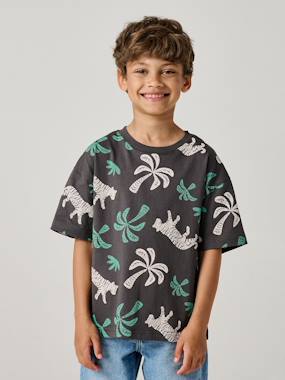 Short-Sleeved T-Shirt for Boys - vertbaudet enfant Boys-Short-Sleeved T-Shirt for Boys