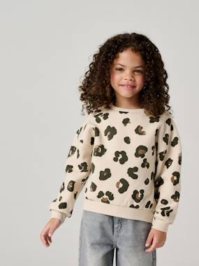 Sweatshirt with Fancy Motifs for Girls - vertbaudet enfant -Sweatshirt with Fancy Motifs for Girls