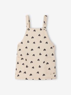 Baby girl's heart dungaree dress - vertbaudet enfant Baby girl's heart dungaree dress - vertbaudet enfant