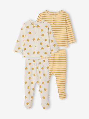 Pack of 2 boys' organic cotton pyjamas - vertbaudet enfant Pack of 2 boys' organic cotton pyjamas - vertbaudet enfant