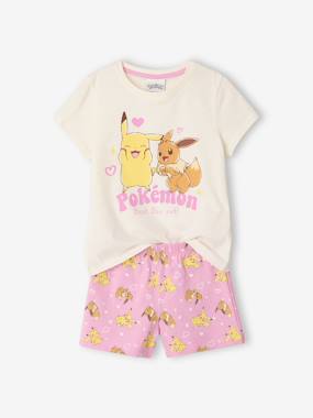 Girls' Pokémon pyjama short set - vertbaudet enfant Girls-Girls' Pokémon pyjama short set