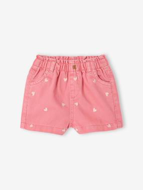 Embroidered baby girl's shorts - vertbaudet enfant Embroidered baby girl's shorts - vertbaudet enfant