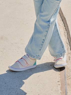 Girl's synthetic trainers - vertbaudet enfant