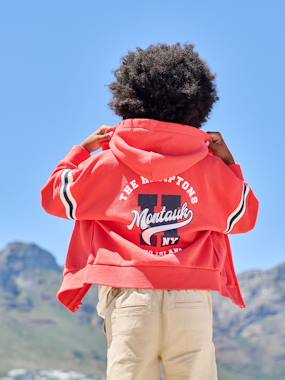 Boy's sweatshirt with placed motif - vertbaudet enfant Boys-Boy's sweatshirt with placed motif