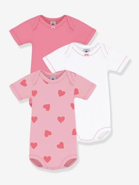 Lot de 3 bodies manches courtes bébé - vertbaudet enfant Lot de 3 bodies manches courtes bébé - vertbaudet enfant