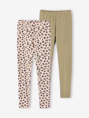 Lot de 2 leggings fille Basics - vertbaudet enfant Lot de 2 leggings fille Basics - vertbaudet enfant