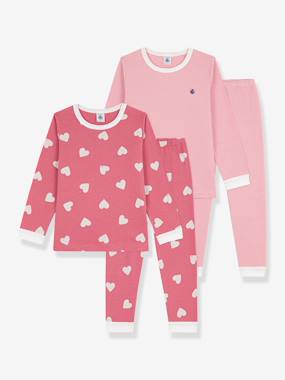 Lot de 2 pyjamas coton Petit Bateau - vertbaudet enfant