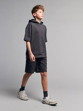 Set of short sweatshirt with short sleeves - vertbaudet enfant Boys-Set of short sweatshirt with short sleeves