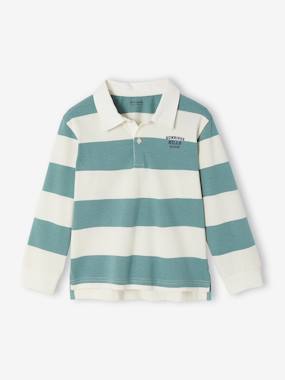 Polo rayé garçon - vertbaudet enfant Garçon-T-shirt, polo, sous-pull-Polo rayé garçon