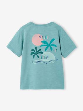 Boys' back print maxi T-shirt - vertbaudet enfant Boys-Boys' back print maxi T-shirt
