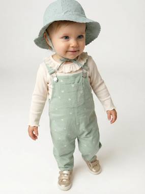Baby dungaree and heart T-shirt set - vertbaudet enfant Baby dungaree and heart T-shirt set - vertbaudet enfant