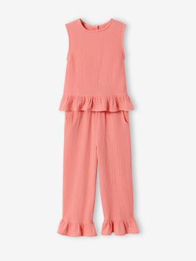 Ensemble blouse pantalon volants - vertbaudet enfant Ensemble blouse pantalon volants - vertbaudet enfant