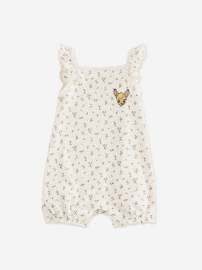 Bambi sleepsuit for baby girls - vertbaudet enfant -Bambi sleepsuit for baby girls