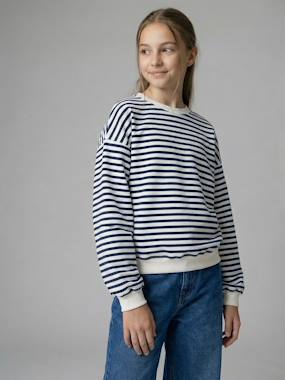 Oversized sweatshirt - vertbaudet enfant -Oversized sweatshirt