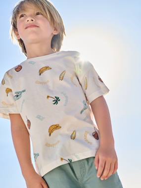 Short-sleeved T-shirt - vertbaudet enfant Boys-Short-sleeved T-shirt