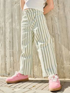 Pantalon fille rayé - vertbaudet enfant Pantalon fille rayé - vertbaudet enfant