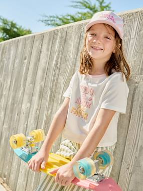 T-shirt manches courtes fille - vertbaudet enfant
