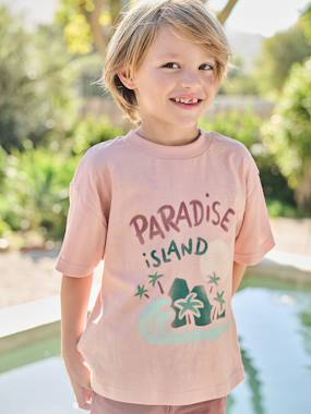 Short-sleeved T-shirt - vertbaudet enfant Boys-Short-sleeved T-shirt