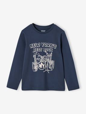 T-shirt manches longues garçon - vertbaudet enfant Garçon-T-shirt manches longues garçon