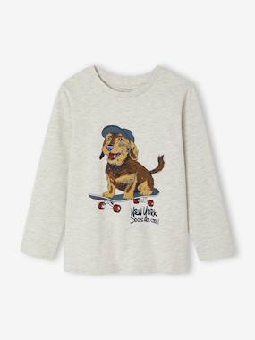 T-shirt manches longues garçon - vertbaudet enfant Garçon-T-shirt manches longues garçon