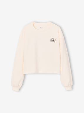 Tee-shirt cropped fille motif dos - vertbaudet enfant Fille-Tee-shirt cropped fille motif dos