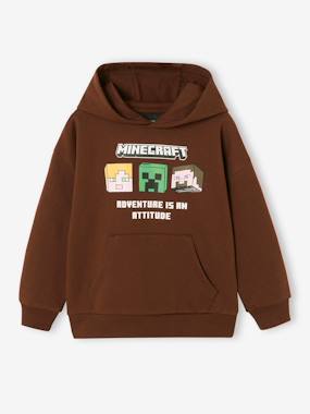 Sweat à capuche Minecraft garçon - vertbaudet enfant Garçon-Sweat à capuche Minecraft garçon