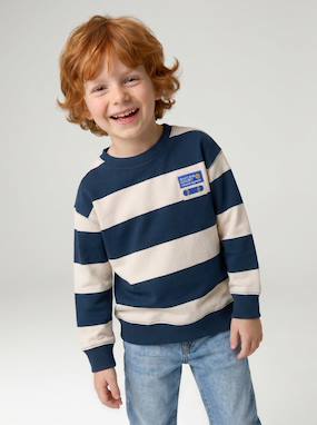 Sweat garçon col rond - vertbaudet enfant Garçon-Sweat garçon col rond