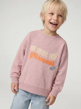 Sweat col rond garçon - vertbaudet enfant Garçon-Sweat col rond garçon
