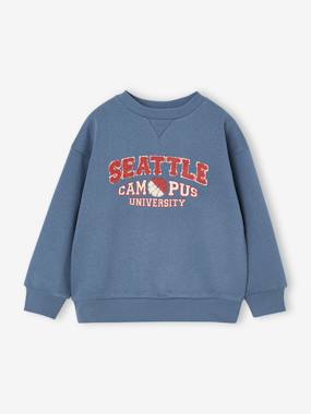 Sweat col rond garçon - vertbaudet enfant Garçon-Sweat col rond garçon
