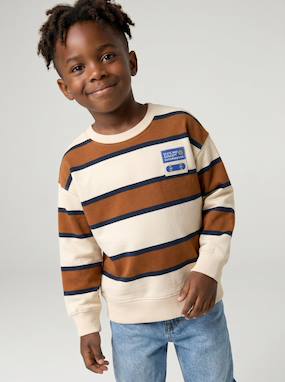 Sweat garçon col rond - vertbaudet enfant Garçon-Sweat garçon col rond