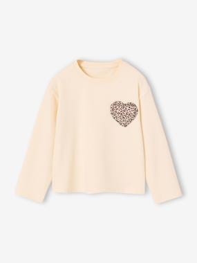 T-shirt manches longues fille - vertbaudet enfant Fille-T-shirt manches longues fille