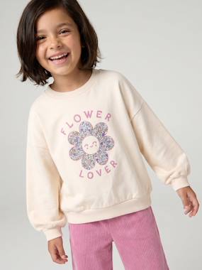 Ensemble fille sweat et pantalon - vertbaudet enfant Fille-Ensemble fille sweat et pantalon