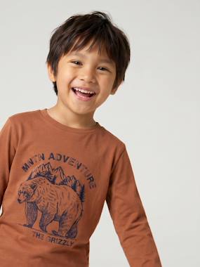 T-shirt manches longues garçon - vertbaudet enfant Garçon-T-shirt manches longues garçon