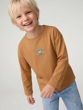 T-shirt manches longues garçon - vertbaudet enfant Garçon-T-shirt manches longues garçon