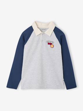 Polo manches longues garçon - vertbaudet enfant Garçon-Polo manches longues garçon